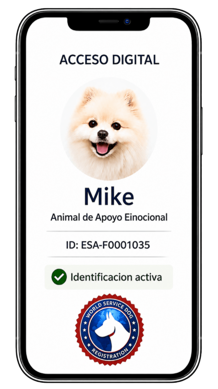 Digital Emotional Support Animal identification